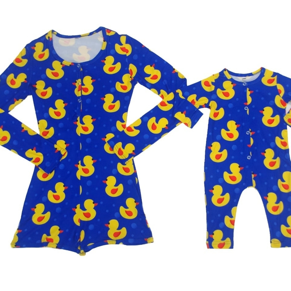 💥💥Mommy & Me Duckies Onesies PJs💥💥
